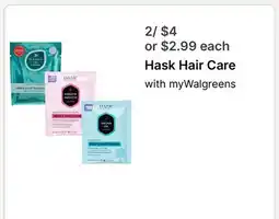 Walgreens Hask Hair Care offer