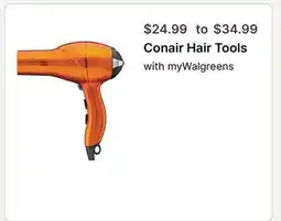 Walgreens Conair Hair Tools offer