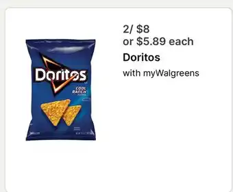 Walgreens Doritos offer