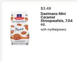 Walgreens Daelmans Mini Caramel Stroopwafels, 7.04 oz offer