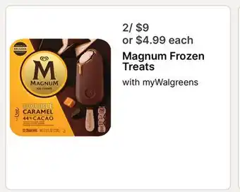 Walgreens Magnum Frozen Treats offer