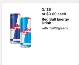 Walgreens Red Bull Energy Drink offer