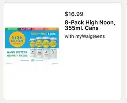 Walgreens 8-Pack High Noon offer