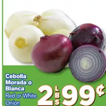 El Super Fresh Red or White Onion offer