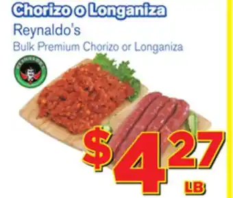 El Super Fresh Bulk Premium Chorizo or Longaniza offer