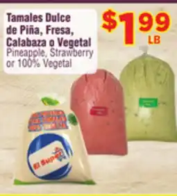 El Super Fresh Pineapple, Strawberry or 100% Vegetal offer