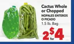 Vallarta Supermarkets Cactus Whole or Chopped / NOPALES ENTEROS O PICADO offer