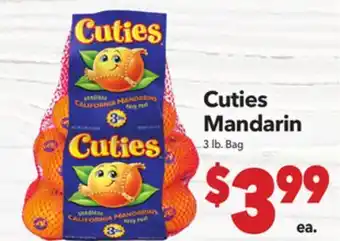 Vallarta Supermarkets Cuties Mandarin offer