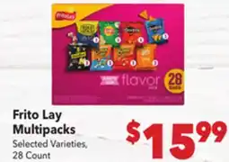 Vallarta Supermarkets Frito Lay Multipacks offer