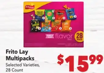 Vallarta Supermarkets Frito Lay Multipacks offer