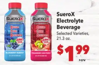Vallarta Supermarkets SueroX Electrolyte Beverage offer