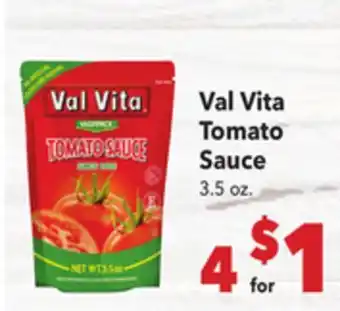 Vallarta Supermarkets Val Vita Tomato Sauce offer