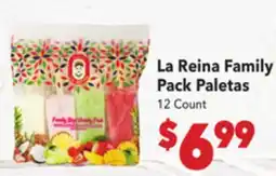 Vallarta Supermarkets La Reina Family Pack Paletas offer
