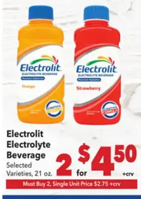 Vallarta Supermarkets Electrolit Electrolyte Beverage offer
