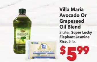 Vallarta Supermarkets Villa Maria Avocado Or Grapeseed Oil Blend offer