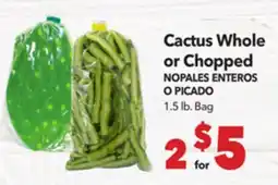 Vallarta Supermarkets Cactus Whole or Chopped / NOPALES ENTEROS O PICADO offer