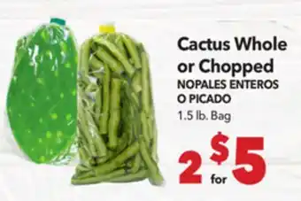 Vallarta Supermarkets Cactus Whole or Chopped / NOPALES ENTEROS O PICADO offer