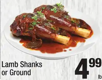 Super King Markets Lamb Shanks or Ground offer