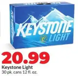 Hy-Vee Keystone Light offer