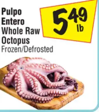 El Super Whole Raw Octopus offer
