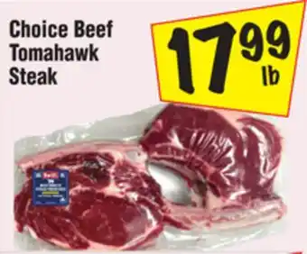 El Super Choice Beef Tomahawk Steak offer