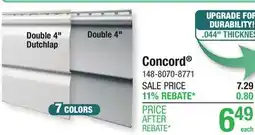 Menards Concord offer