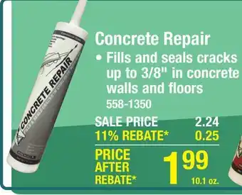 Menards Akona Concrete Repair - 10.1 fl. oz offer