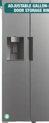 Menards Criterion 26.3 cu. ft. Stainless Steel Side-by-Side Refrigerator offer