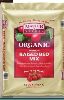Menards Master Garden Organic Premium Raised Bed Mix - 1.5 cu. ft offer