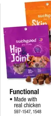 Menards SuchGood Skin & Coat Functional Dog Treats - 2.5 oz offer