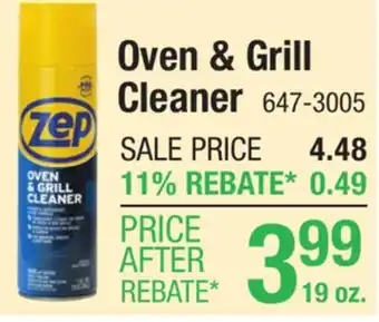 Menards Zep Heavy-Duty Oven & Grill Cleaner - 19 oz offer