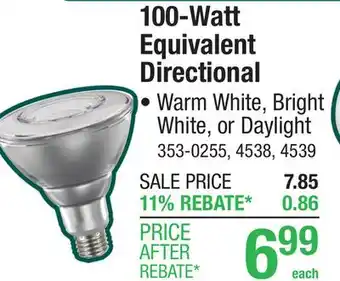 Menards Sylvania TruWave 100-Watt Equivalent PAR38 Bright White Dimmable LED Light Bulb offer