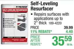 Menards Rapid Patch Concrete Resurfacer - 50 lb offer