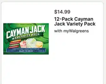 Walgreens Pack Cayman Jack Variety Pack offer