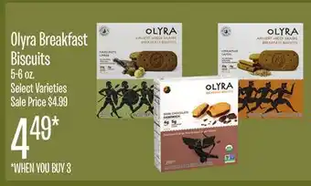 Jewel-Osco Olyra Breakfast Biscuits offer