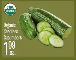 Jewel-Osco Organic Seedless Cucumbers offer
