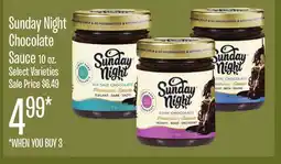 Jewel-Osco Sunday Night Chocolate Sauce offer