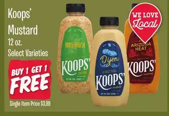 Jewel-Osco Koops' Mustard offer