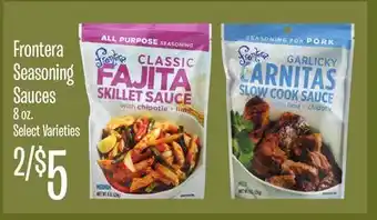 Jewel-Osco Frontera Seasoning Sauces offer