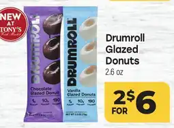 Tony’s Fresh Market Drumroll Glazed Donuts offer
