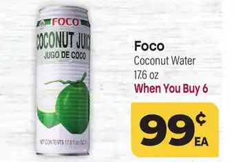Tony’s Fresh Market Foco Coconut Water offer