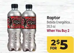 Tony’s Fresh Market Raptor Bebida Energética offer