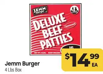 Tony’s Fresh Market Jemm Burger offer
