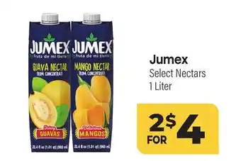 Tony’s Fresh Market Jumex Select Nectars offer