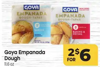 Tony’s Fresh Market Goya Empanada Dough offer