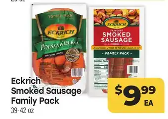 Tony’s Fresh Market Eckrich Smoked Sausage Family Pack offer