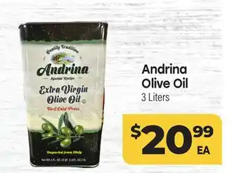 Tony’s Fresh Market Andrina Olive Oil offer