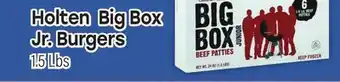 Tony’s Fresh Market Holten Big Box Jr. Burgers offer