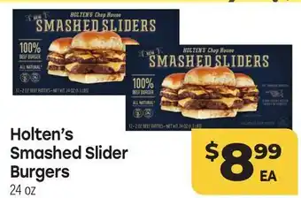 Tony’s Fresh Market Holten's Smashed Slider Burgers offer