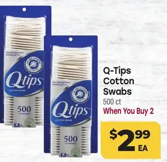 Tony’s Fresh Market Q-Tips Cotton Swabs offer